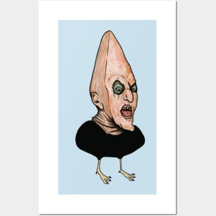 Cone head monster Posters and Art